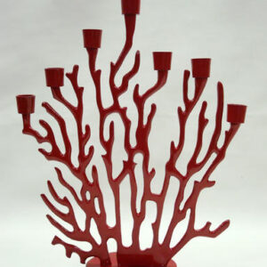 Coral Taper Holder