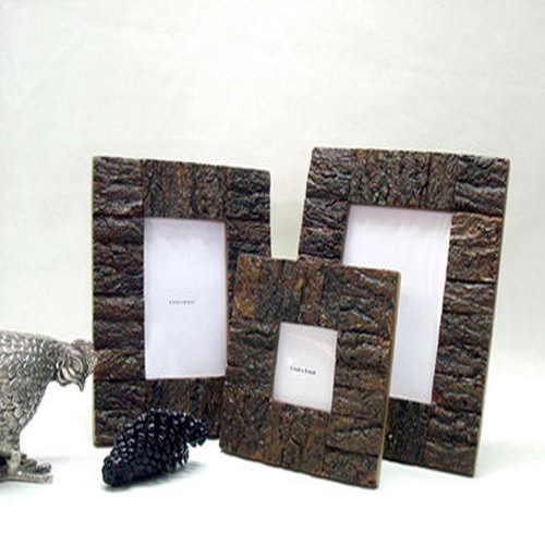 Textured Wooden Photo Frame