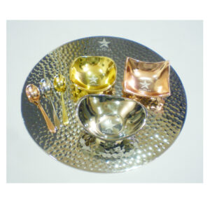 Set of 3 Bowl with Spoon and Platter