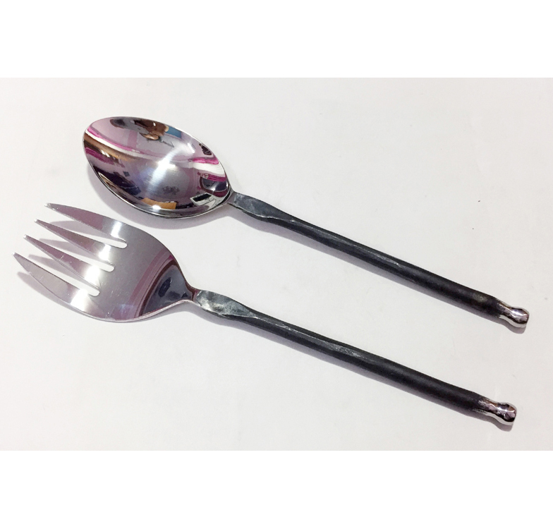 Hand Forged Salad Server S/2