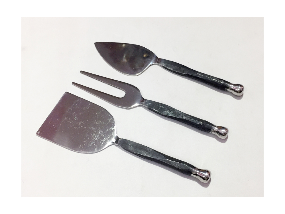 Burnish Cheese Knives set S/3