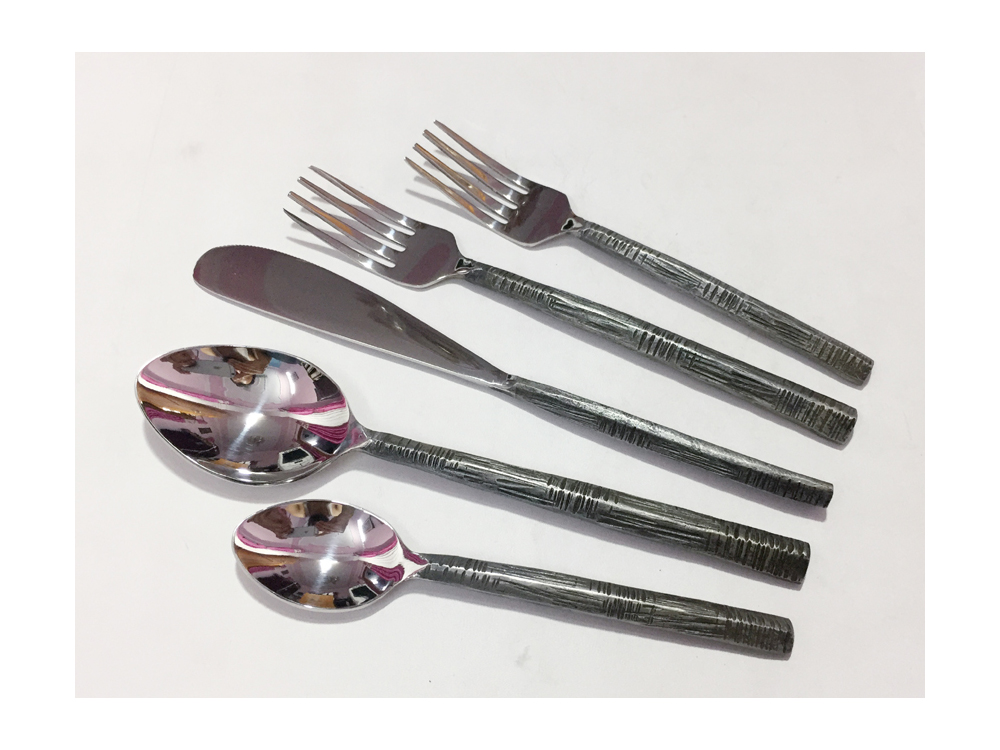 Textured Flatware S/5
