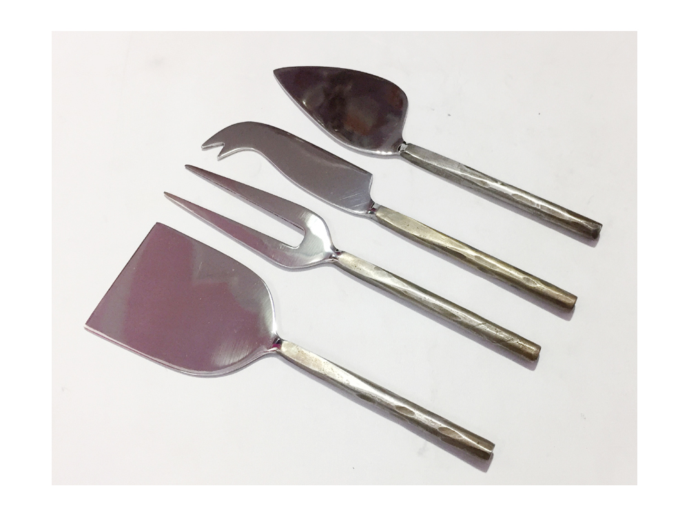 Hand Forged Cheese Knives set S/4