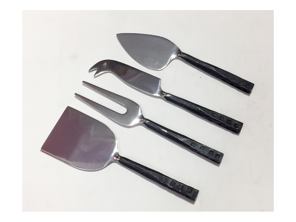Hand Forged Cheese Knives set S/4