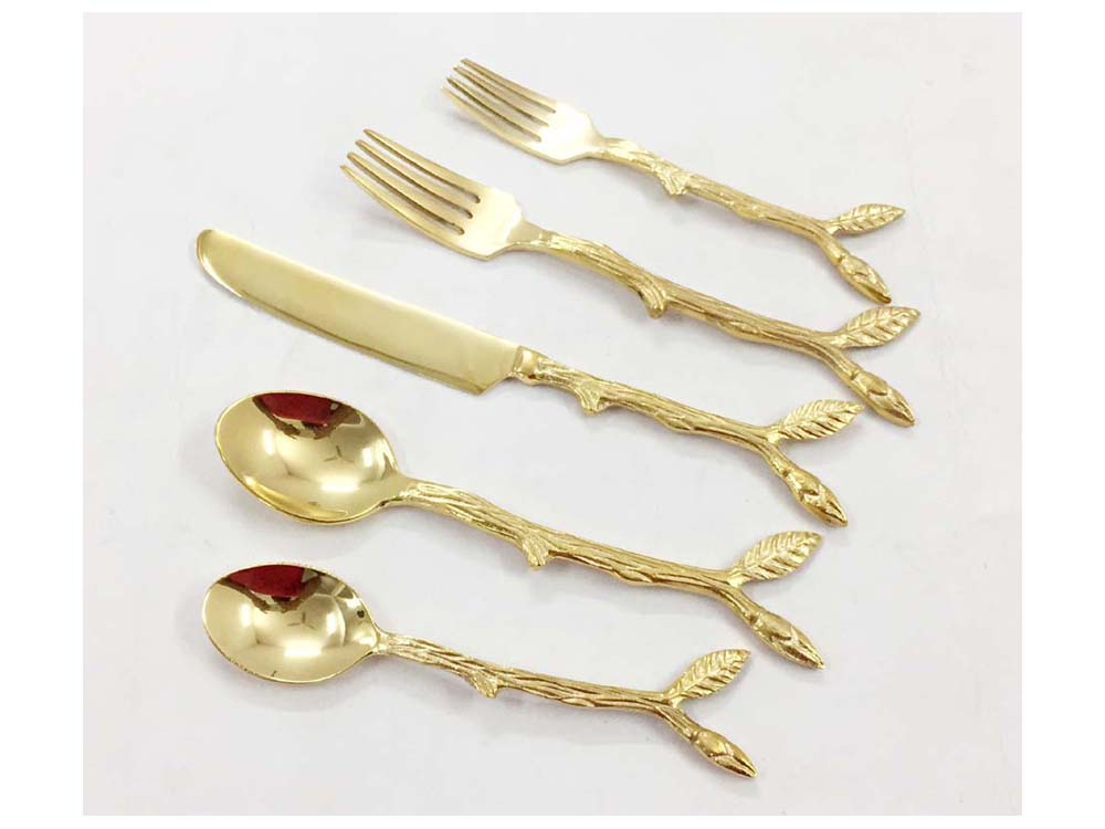 Brass Flatware S/5