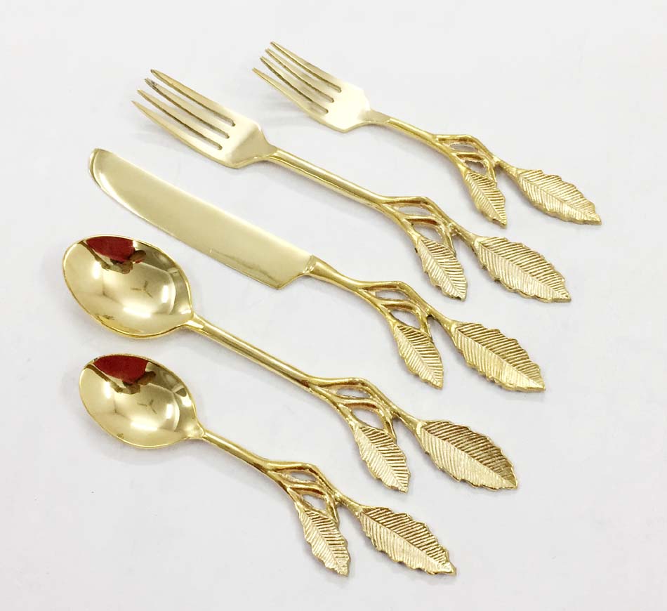 Brass Flatware S/5