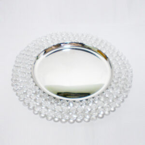 Crystal Embedded Charger Plate