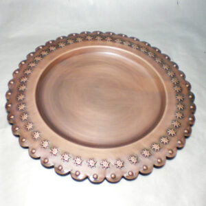 Antique Copper Charger Plate