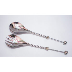 Beadable Twisted Salad Server Sml
