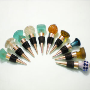 Bottle Stopper with Glass Knob