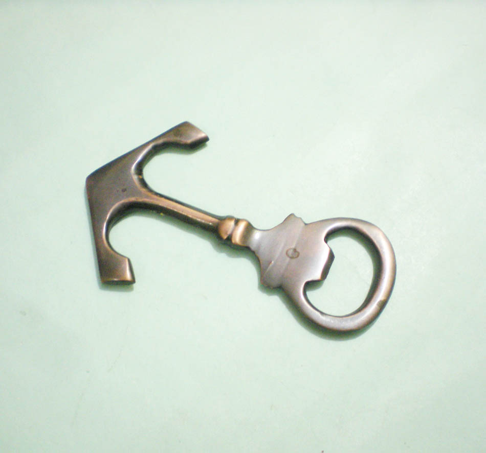 Antique Copper Bottle Opener