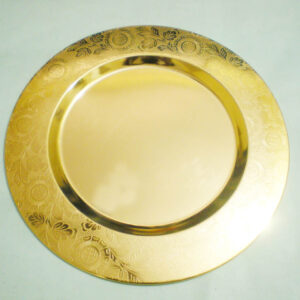 Gold Plated Charger Plate