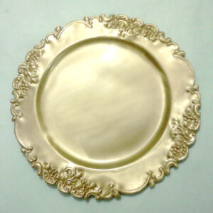 Antique Gold Charger Plate