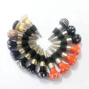 Bottle Stopper with Resin Knob