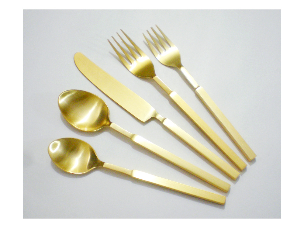 Square Handle Flatware S/5