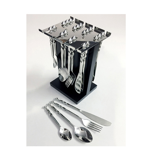 Twisted Flatware S/24