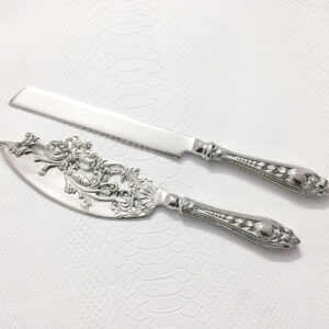 Embossed Cake Server S/2