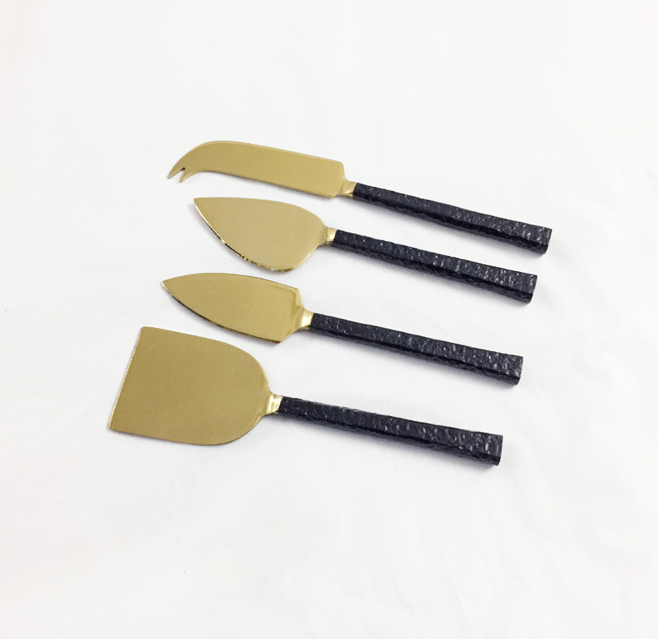 Hand Forged Cheese Knives set S/4