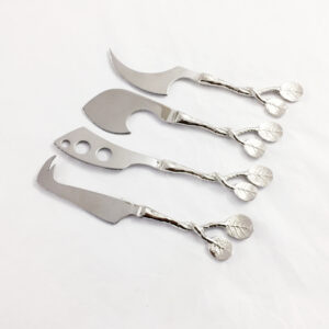 Nickel Plated Cheese Knives set S/4