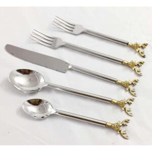 Reindeer Flatware S/5