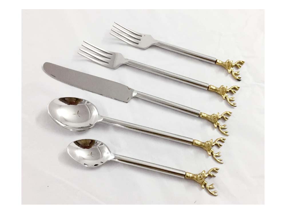 Reindeer Flatware S/5