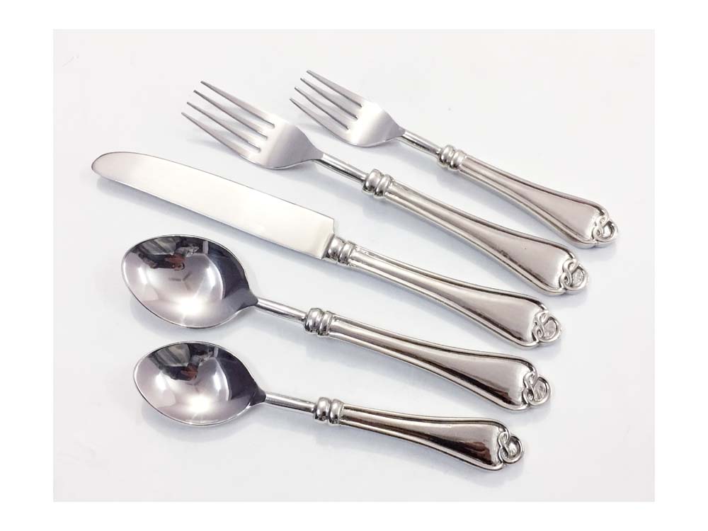 Nickel Plated Flatware S/5