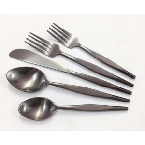 Black Flatware S/5