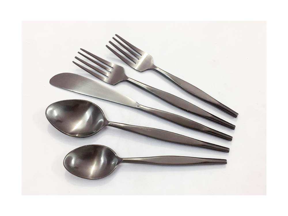 Black Flatware S/5