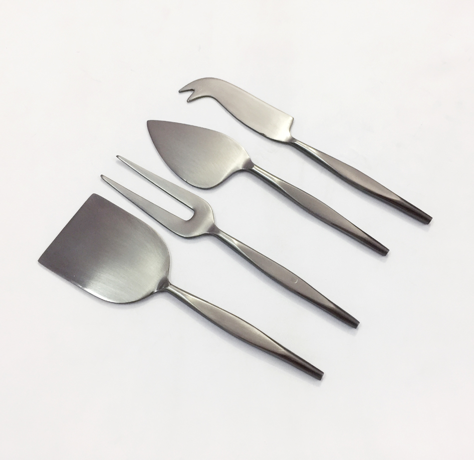 Black Cheese Knives set S/4