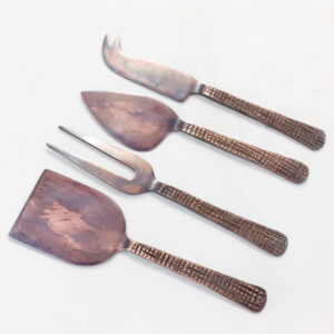Hand Forged Cheese Knives set S/4