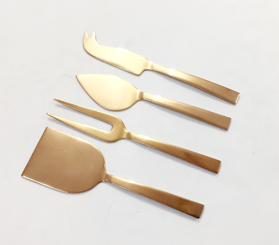 Plain Cheese Knives set S/4