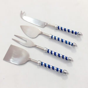Enamel Cheese Knives set S/4