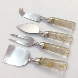 Resin Handle Cheese Knives set S/4