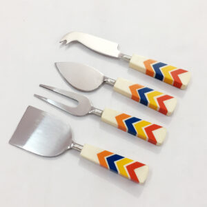 Resin Handle Cheese Knives set S/4