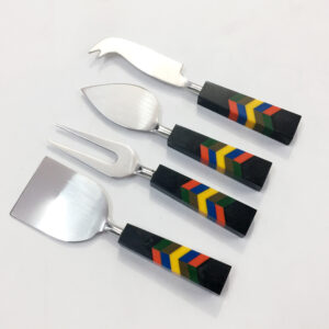 Resin Handle Cheese Knives set S/4
