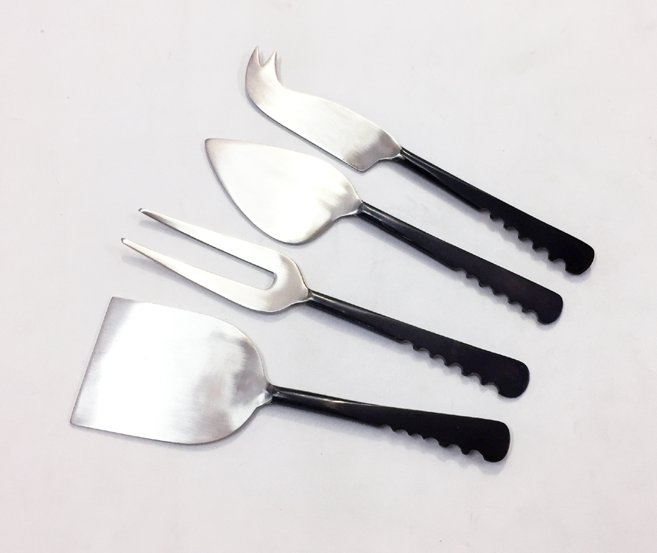 Stainless Steel Cheese Knives set S/4