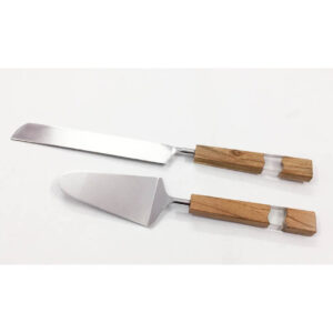 Wood/Resin Handle Cake server S/2