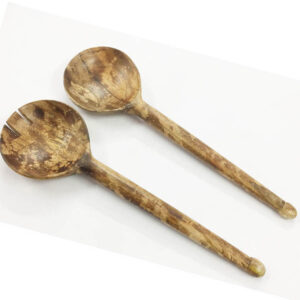 Wooden Salad server S/2