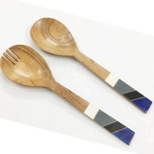 Wooden Salad server S/2