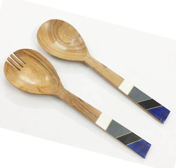 Wooden Salad server S/2