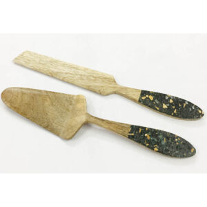 Wooden Cake Server S/2