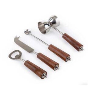 Wooden Handle Bar Tool S/4