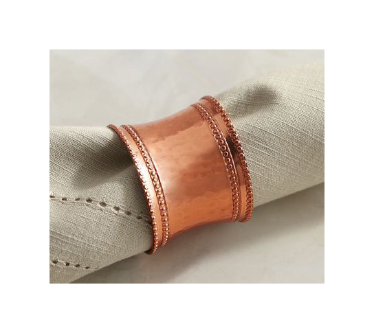 Copper Plated Napkin Ring
