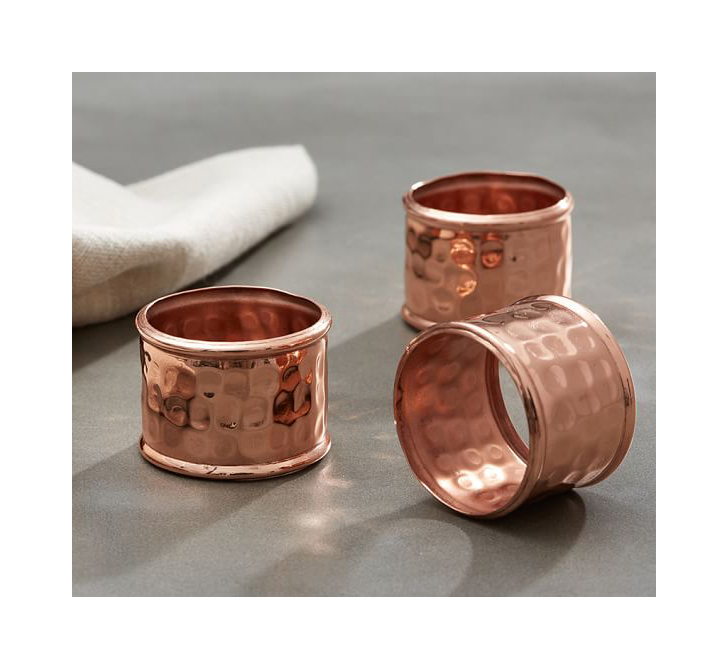 Copper Plated Napkin Ring