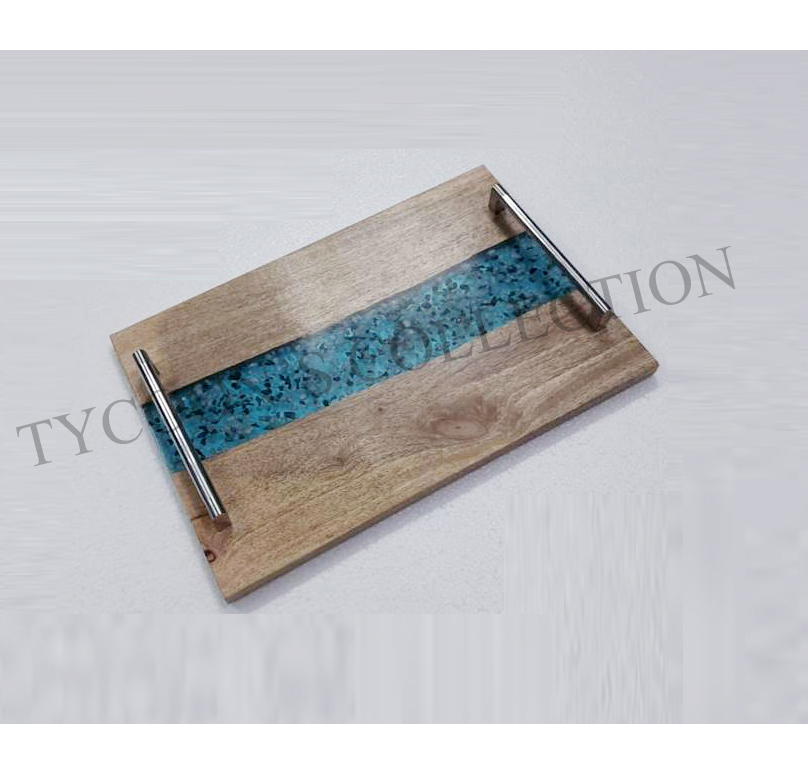 Epoxy & Wood Serving Tray