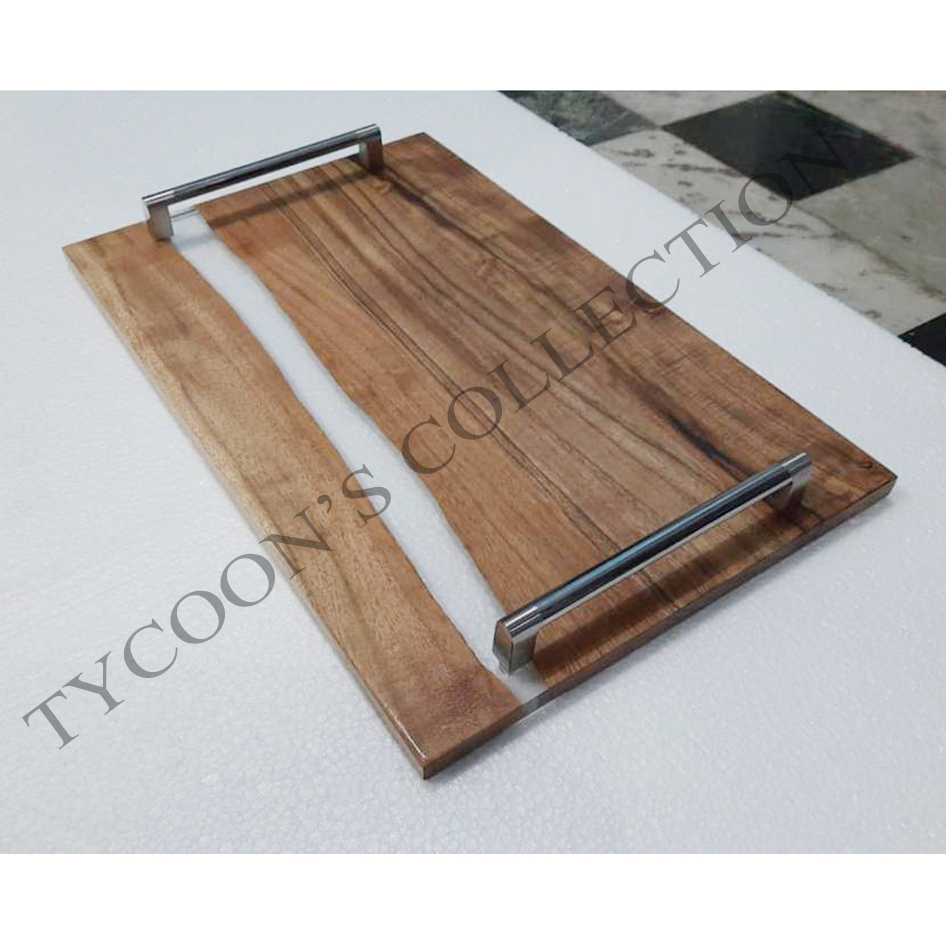 Epoxy & Wood Serving Tray