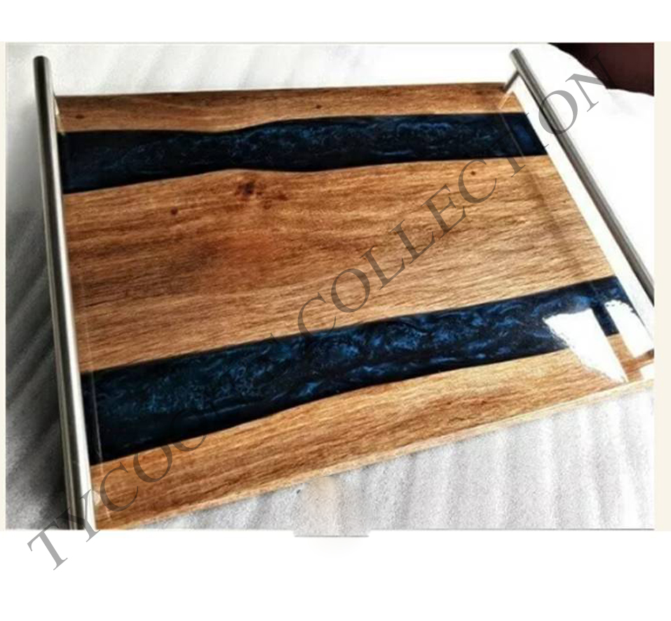 Epoxy & Wood Serving Tray