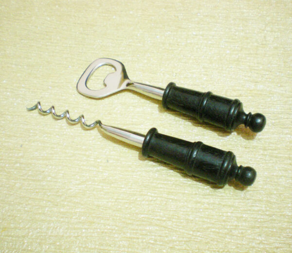 Bottle Opener & Cork Screw S/2