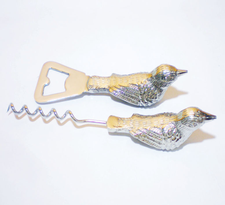 Bottle Opener & Cork Screw S/2