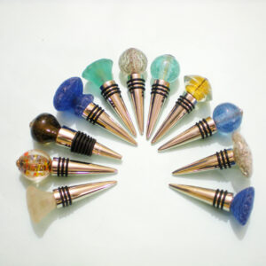 Bottle Stopper with Glass Knob